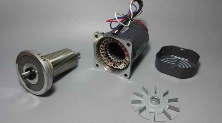 Cấu tạo bên trong motor giảm tốc mimni 25w 30w