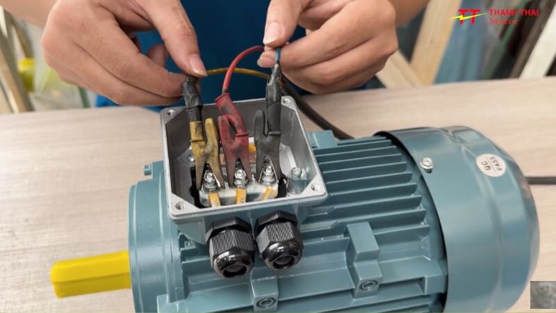 Wiring for 3-phase electric motor