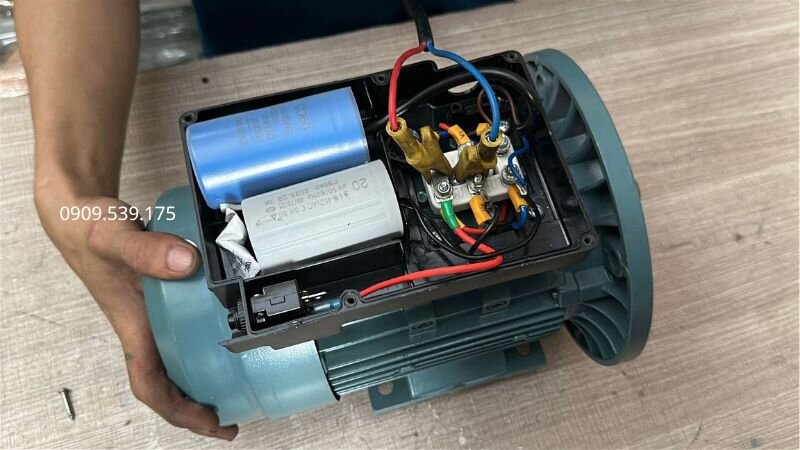 Hướng dẫn đấu dây điện 1 pha 7.5kW 1Hp