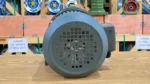 Phía sau và cánh quạt motor giảm tốc 3 pha 1.5kW 2Hp