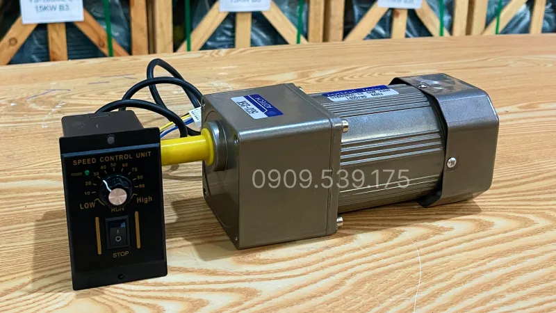 Thiết kế tổng quan motor giảm tốc mini 180w