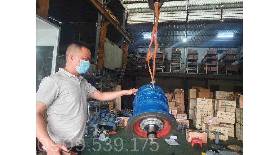 Thiết kế tổng quan hộp giảm tốc Cycloid 1.1kW 1.5Hp