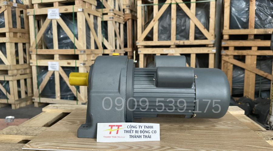 Thiết kế tổng quan motor giảm tốc 1 pha 0.8kw 1hp