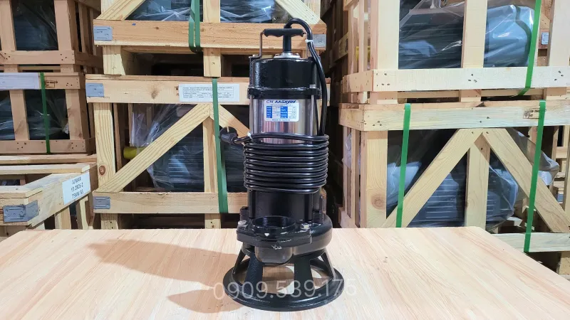 Overall design of the 0.75kW 1HP submersible pump