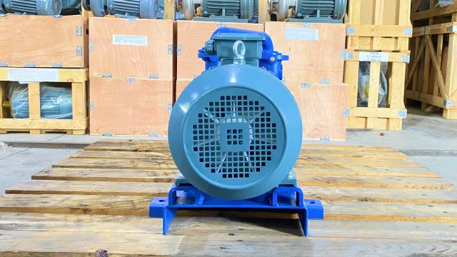 Phía sau và cánh quạt Bơm hút chân không 3.7kW 5Hp