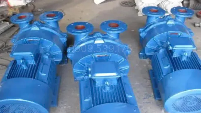 Cận cảnh Bơm hút chân không đầu liền 0.8kW 1Hp