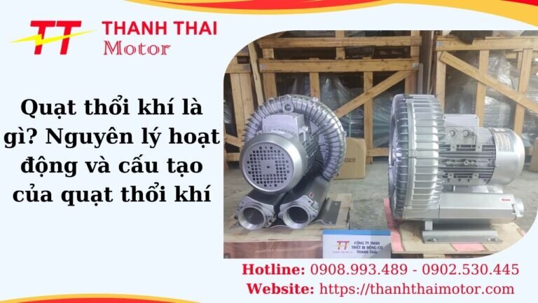 Cấu tạo của quạt thổi khí
