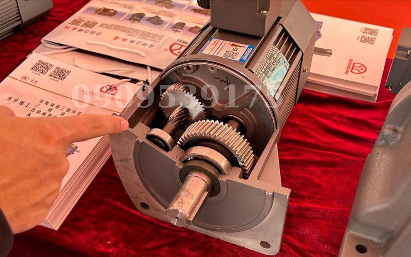 Cấu tạo motor giảm tốc