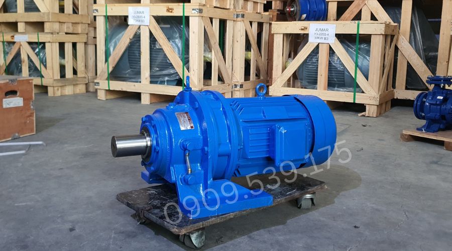 Hộp số giảm tốc Cycloid 0.75kW 1Hp kiểu chân đế 1 cấp