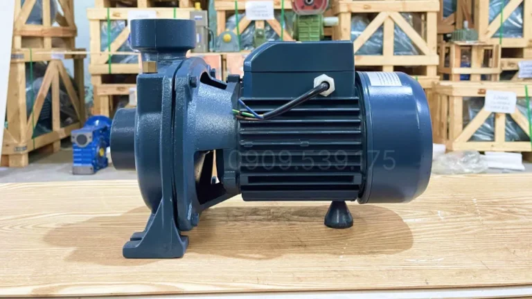 Góc nhìn trực diện của Máy bơm nước 1 pha công suất 0.75kW 1Hp