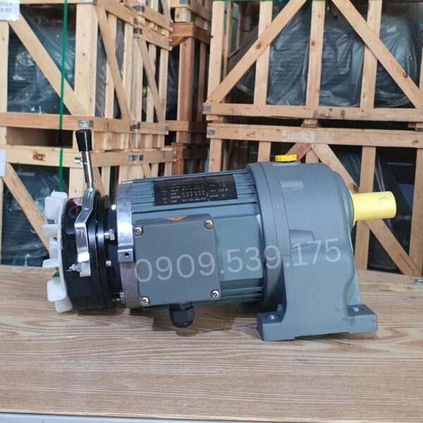 Motor giảm tốc có phanh 0.75kW 1Hp