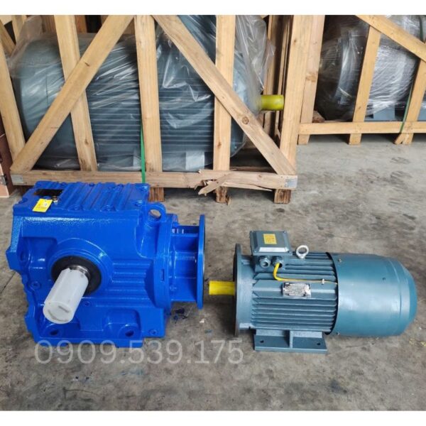 Motor giảm tốc có phanh 11kW 15Hp