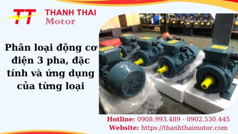 Phân loại động cơ điện 3 pha