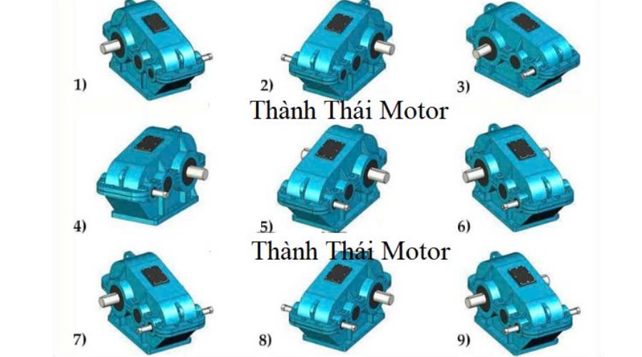 Phân loại sản phẩm hộp giảm tốc ZQ 250