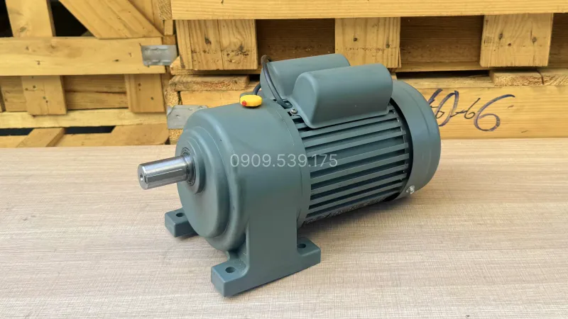 Thiết kế tổng quan Motor giảm tốc 1 pha 0.8kW 1Hp