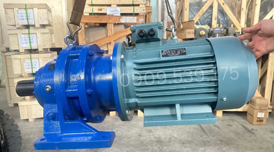 Thiết kế tổng quan Hộp giảm tốc Cycloid 0.75kW 1Hp