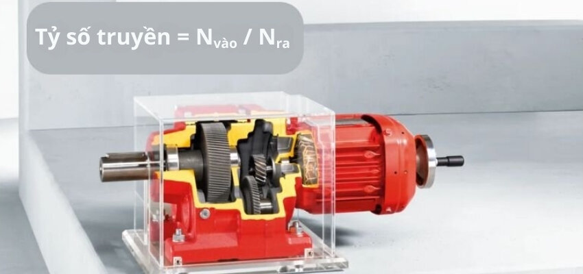 Cách tính tỉ số truyền động cơ giảm tốc