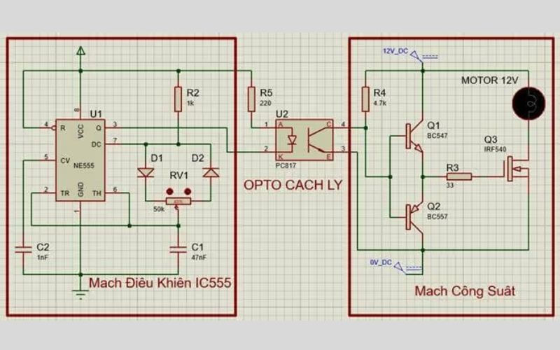 Các mạch điều chỉnh tốc độ động cơ DC