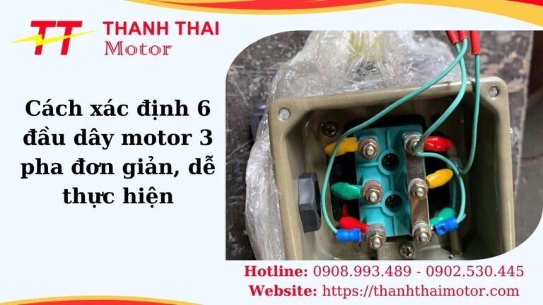 Xác định 6 đầu dây motor