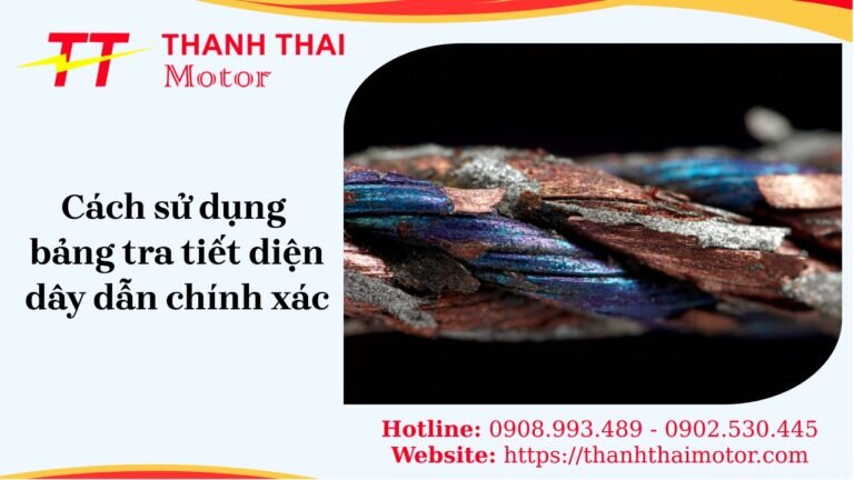 Bảng tra tiết diện dây dẫn