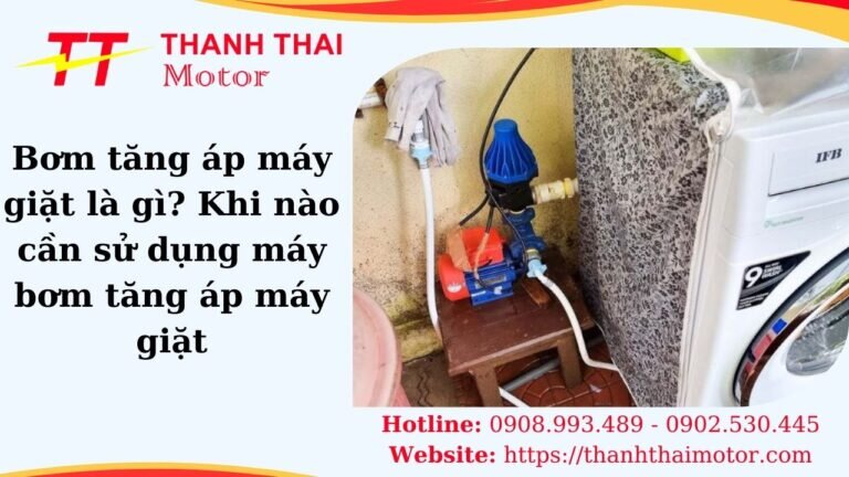 Máy bơm tăng áp máy giặt