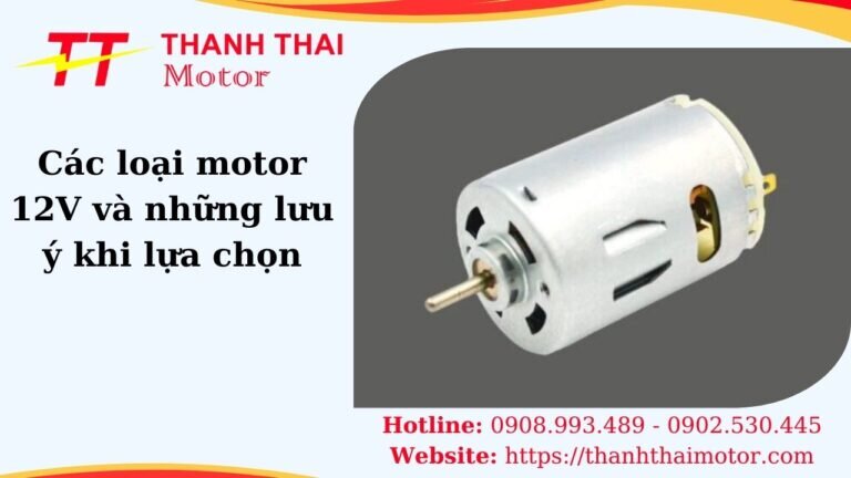 Các loại motor 12V