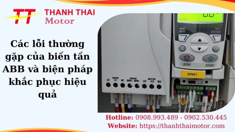 Các lỗi thường gặp của biến tần ABB