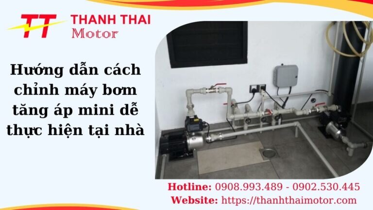 Máy bơm tăng áp mini