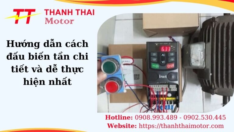 Cách đấu biến tần