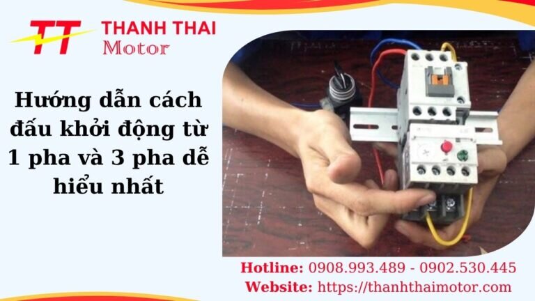 Cách đấu khởi động từ