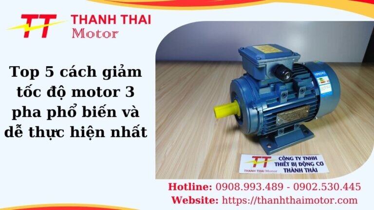Cách giảm tốc do motor 3 pha
