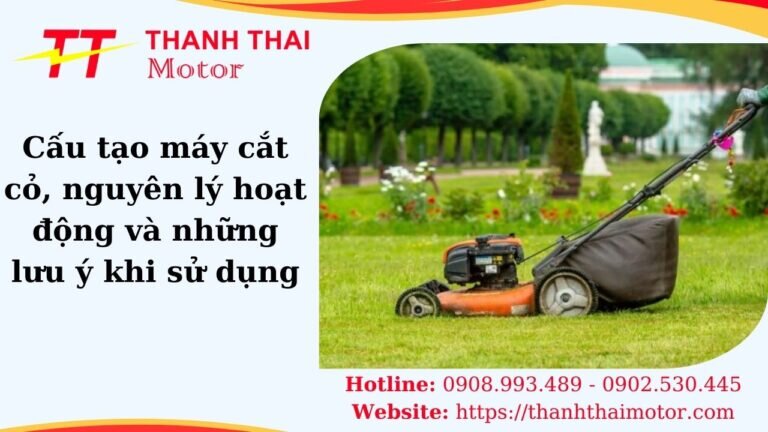 Cấu tạo máy cắt cỏ