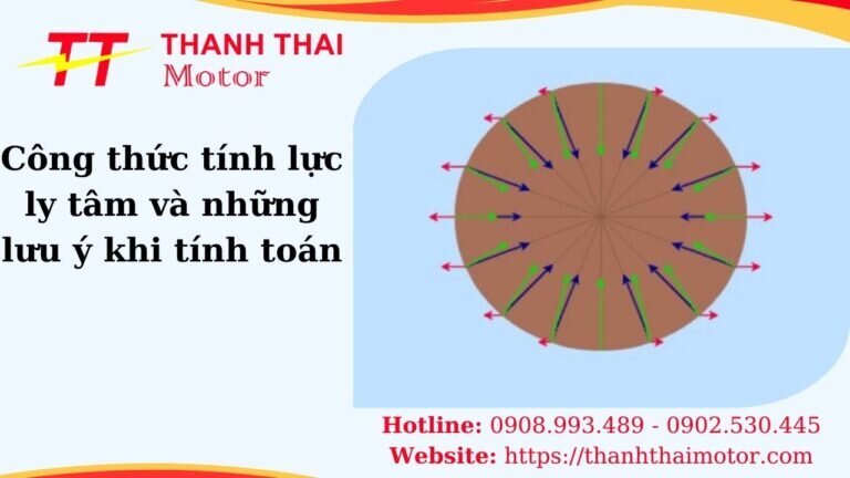 Công thức tính lực ly tâm