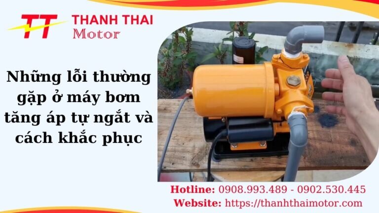 Máy bơm nước tự ngắt