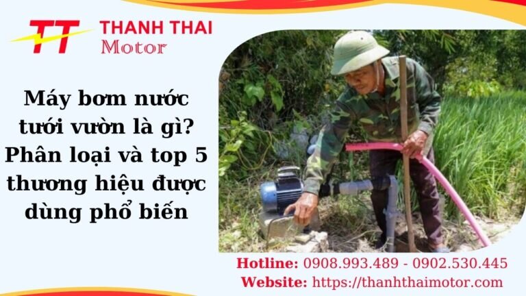 Máy bơm nước tưới vườn