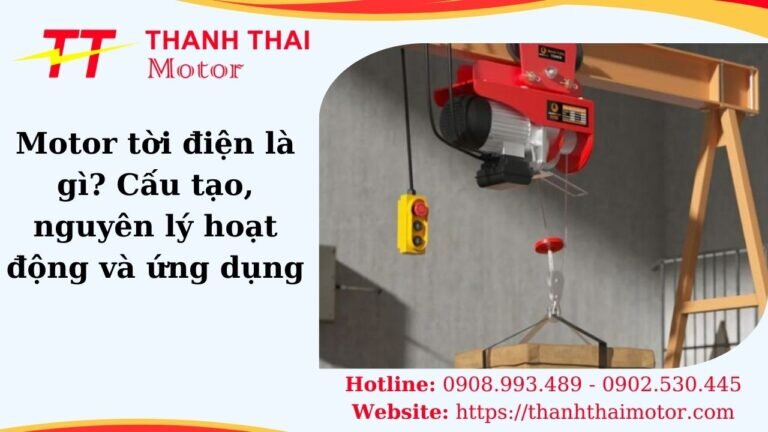 Motor tời điện