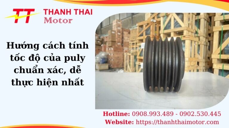 Cách tính tốc độ puly