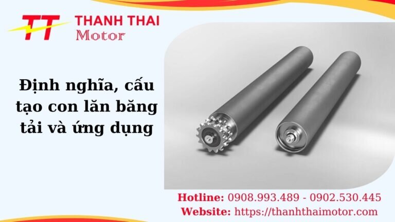 Cấu tạo con lăn băng tải