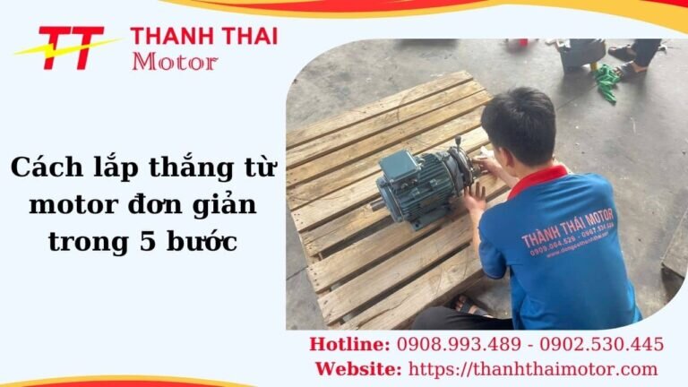 Lắp thắng từ motor
