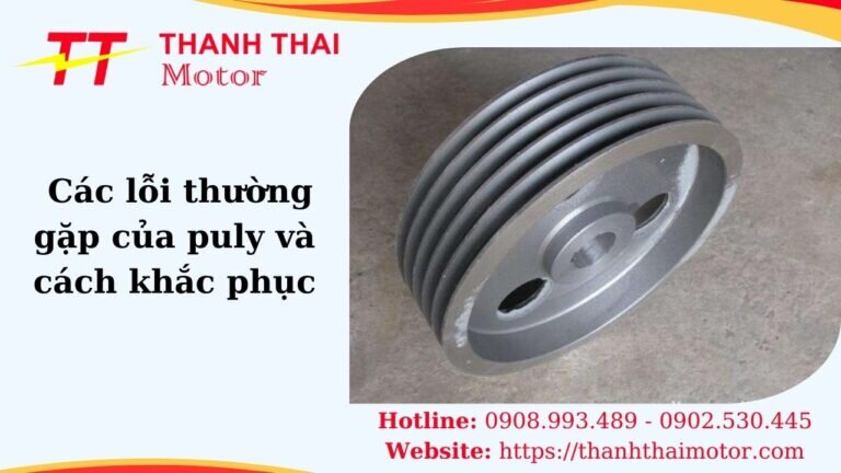 Các lỗi thường gặp của puly