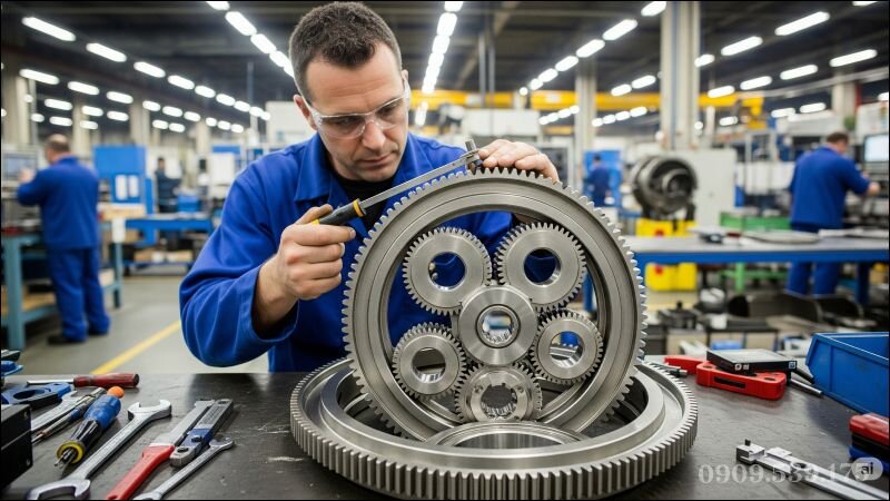 Bánh răng hành tinh ứng dụng phổ biến trong hộp số motor và hộp giảm tốc công nghiệp