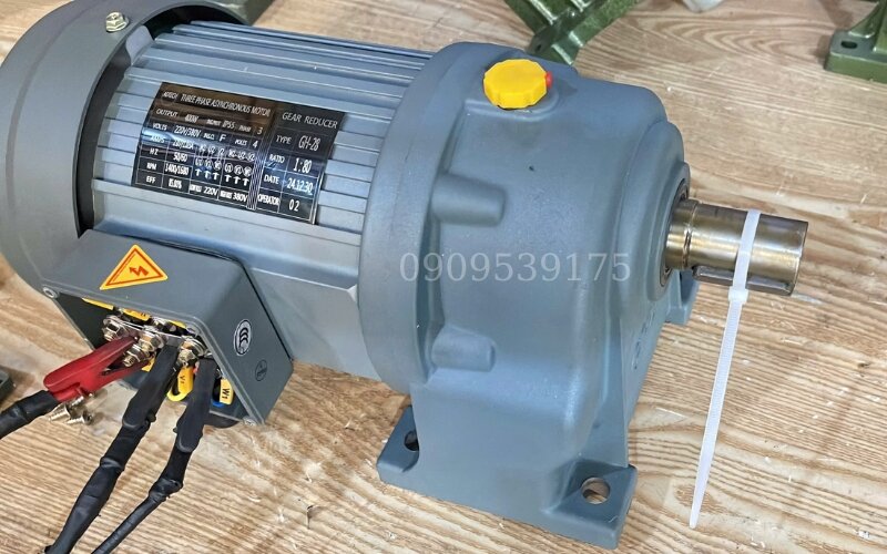 Quy trình kiểm tra tỉ số truyền 1/80 thực tế của motor giảm tốc