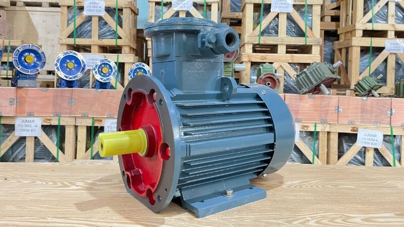 What is an explosion-proof electric motor?