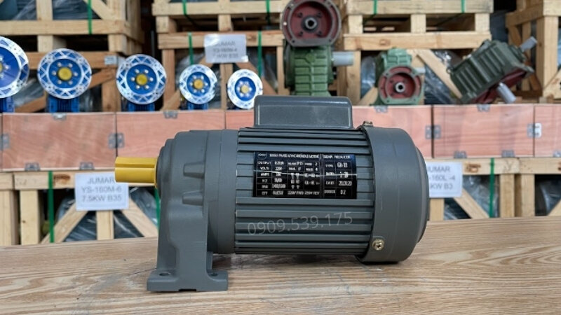 Động cơ giảm tốc 1 pha là gì