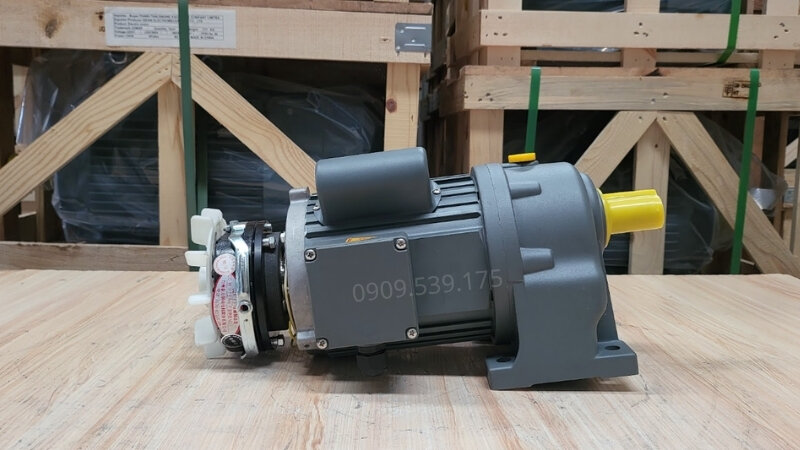 Gear motor with brake definition