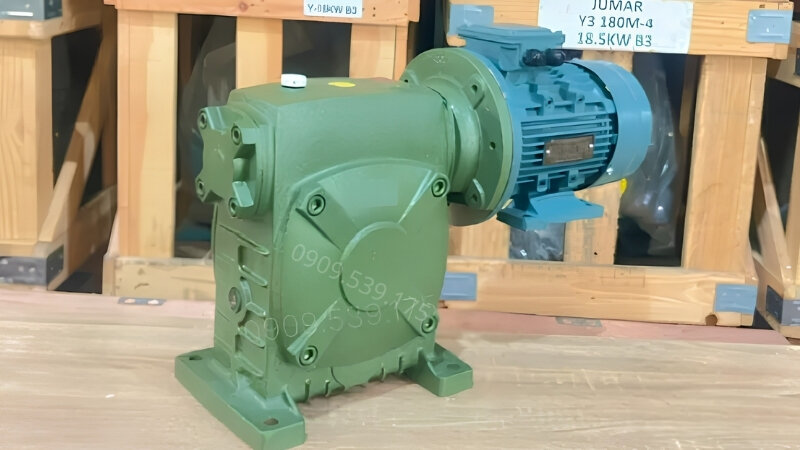 Động cơ giảm tốc trục vít, bánh vít 1 pha