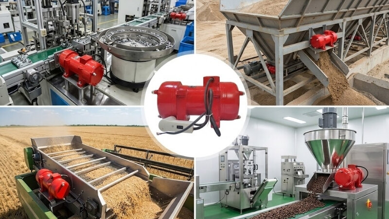 Applications of the 1-phase vibration motor