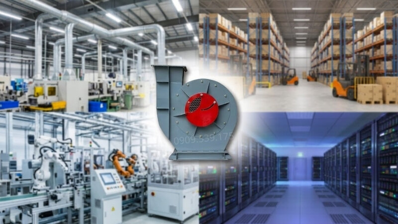 Ứng dụng nổi bật của quạt thổi khí trên 3.7kW