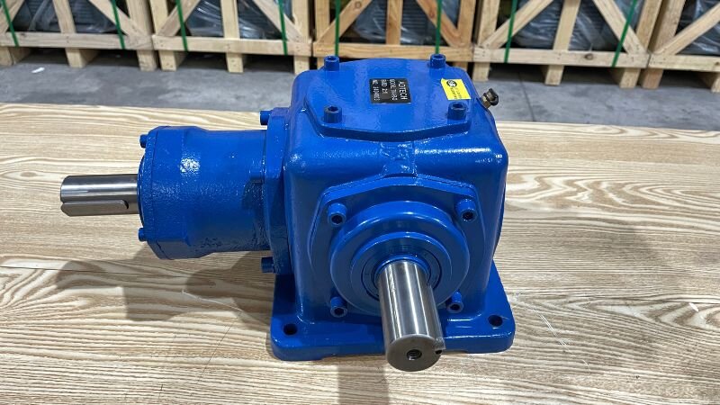 The T-Series Right-Angle Bevel Gearbox helps optimize space, provides high efficiency, and is versatile