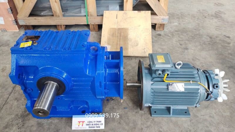 Structure of heavy duty brake gear motor